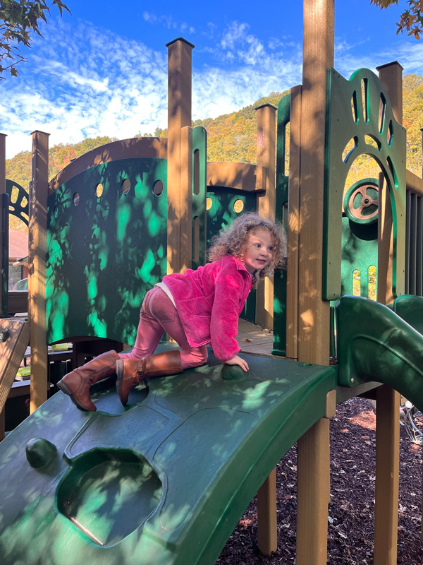 Girl on playground